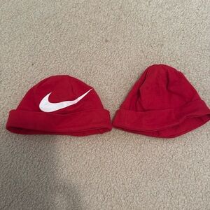 9-12 month Nike red baby cap